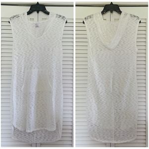 White Swimsuit Cover-up